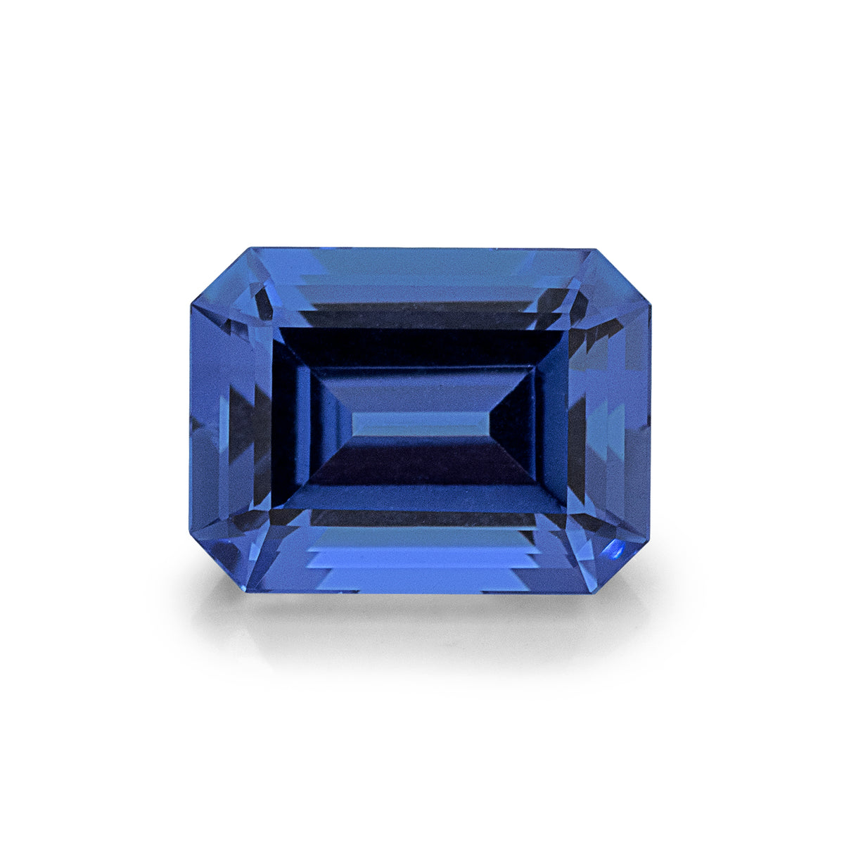 Blue Sapphire - Emerald Cut