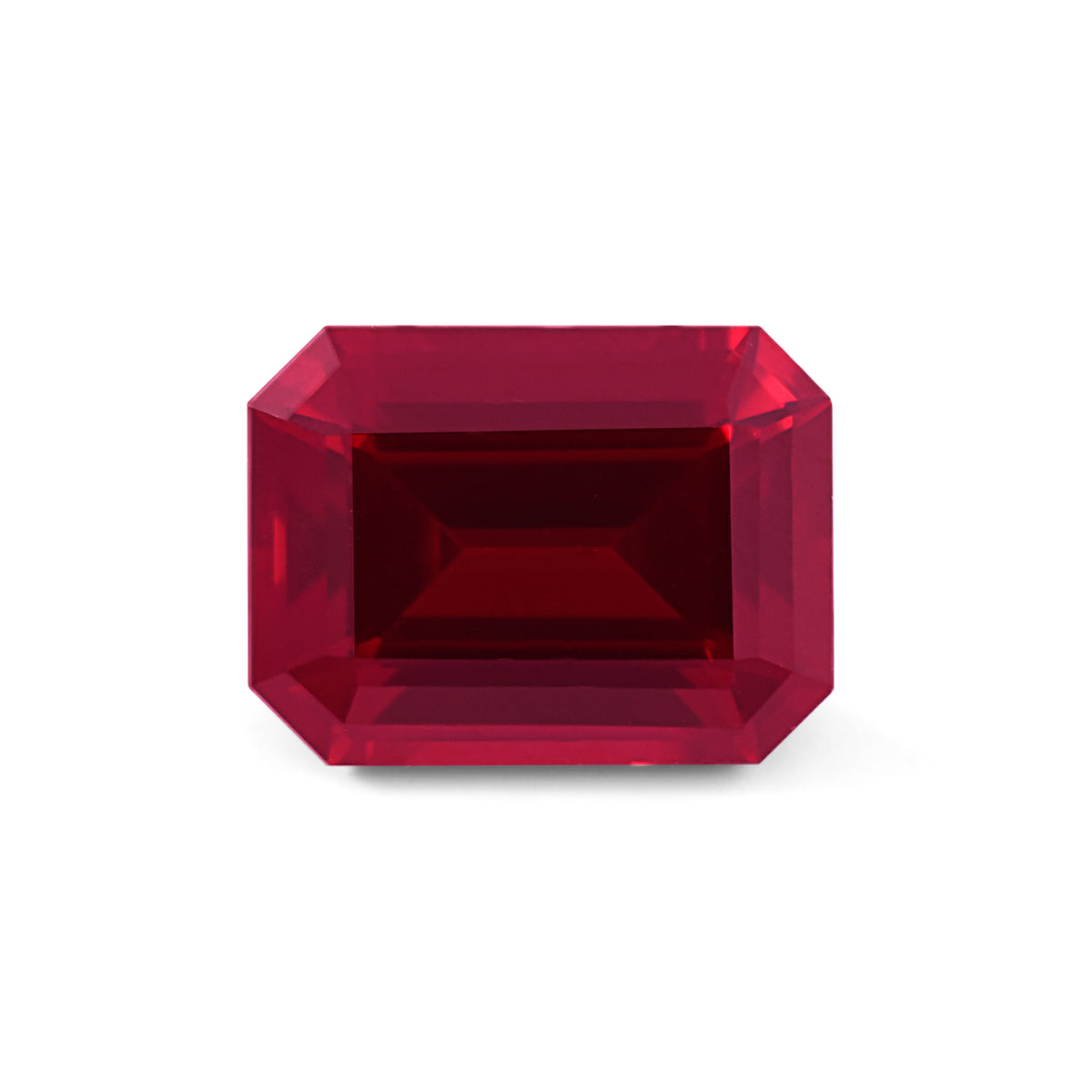 Ruby - Emerald Cut